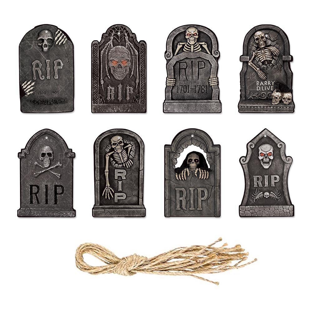 16-Piece Spooky Pendant Decor Set for Halloween Atmosphere