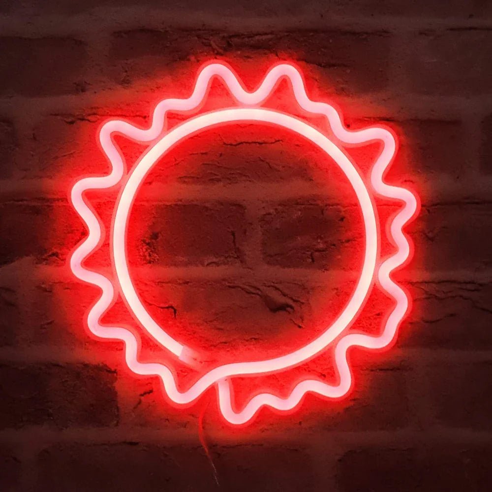 Romantic Neon Light Heart Sign - USB/Battery Powered Décor