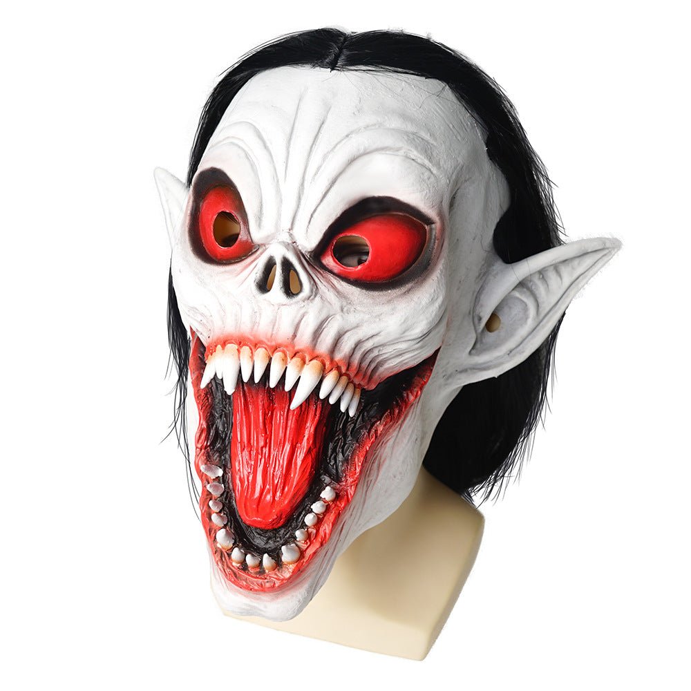 Realistic Latex Vampire Mask for Halloween Cosplay Parties