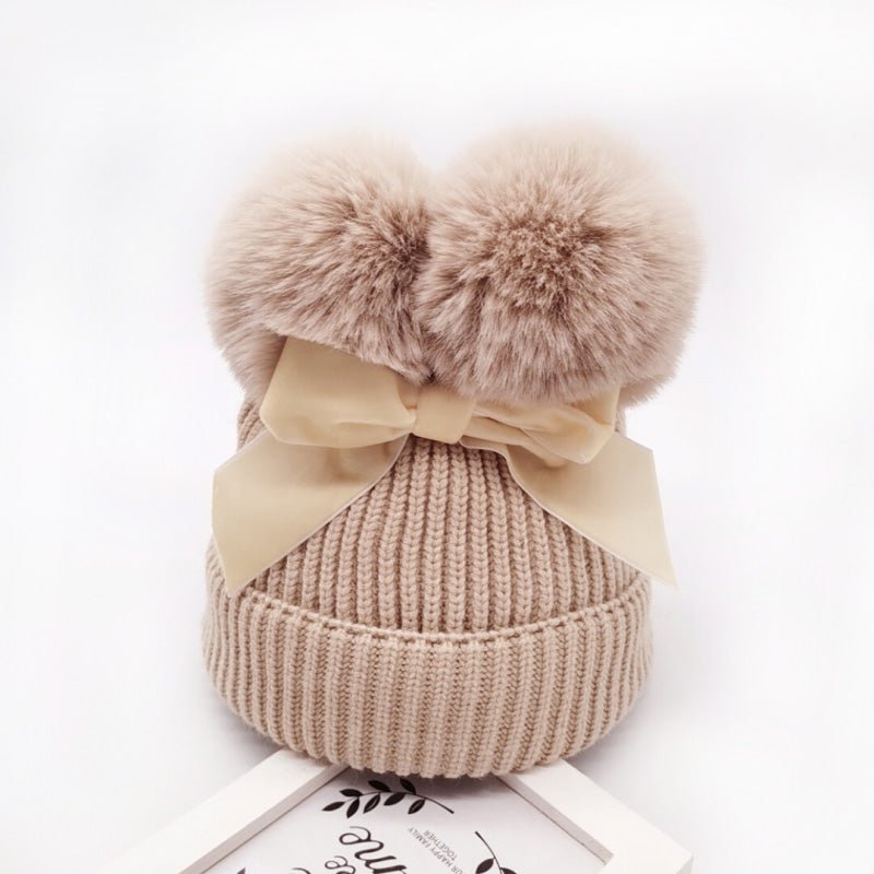 Soft Winter Hats For Children - Cozy Dome Top Design