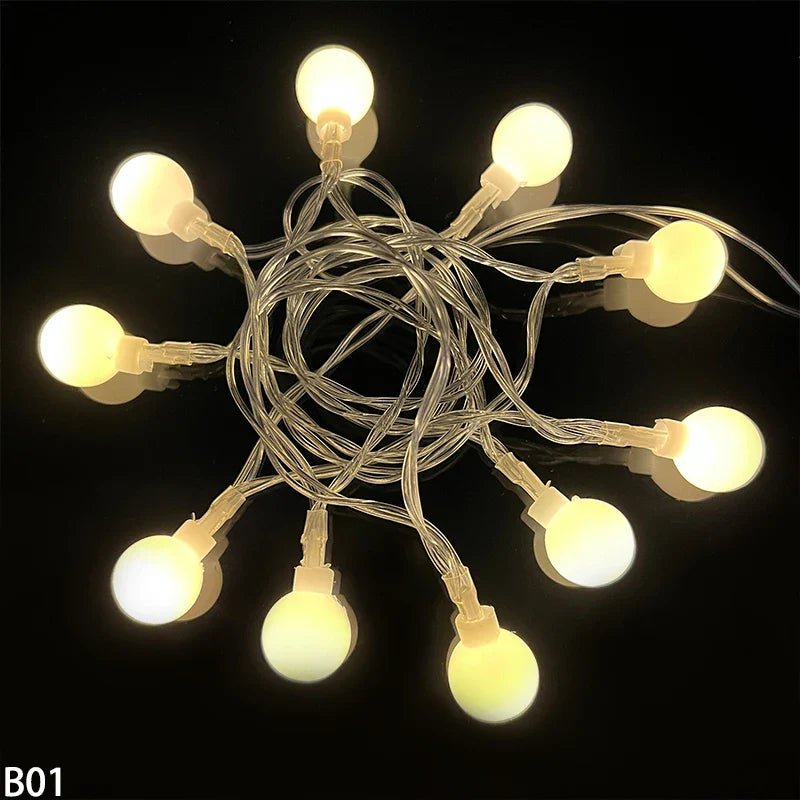 170Cm Warm White LED Fairy Lights String - Decoration