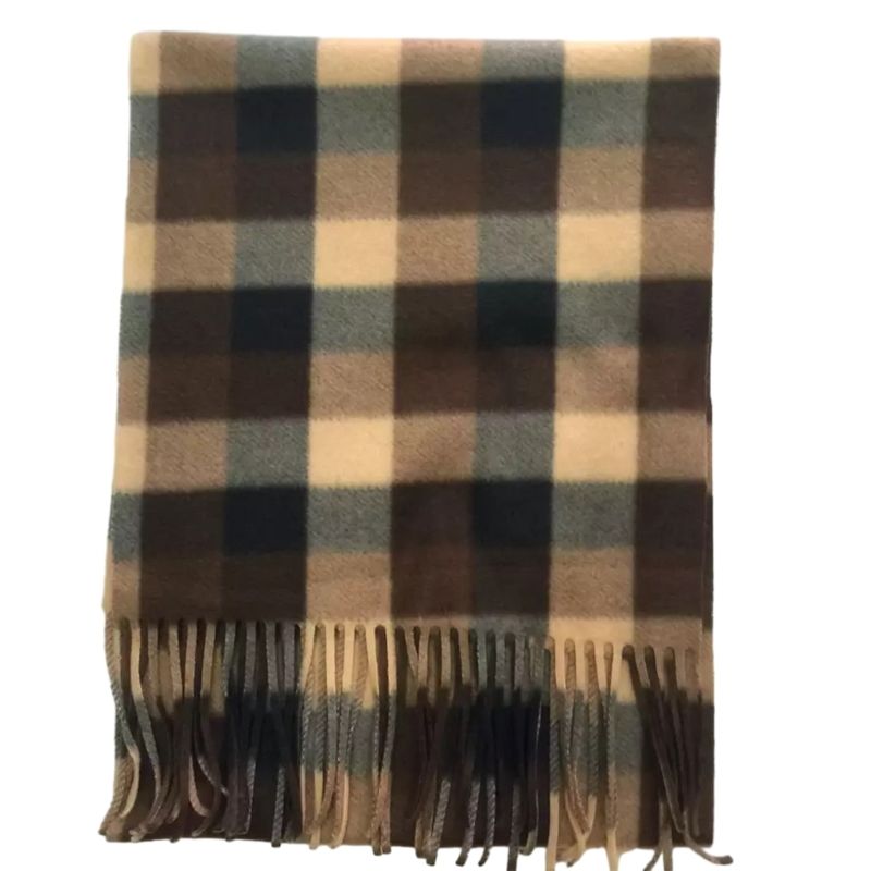Soft Fleece Plaid Scarf - Ultra-Soft, Warm, and Stylish Winter Accessory, 30x165cm