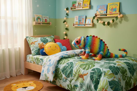 Colour, Cuddles & Creativity: 5 Brilliant Ways to Use the Chameleon Plush Doll in Your Child's Room