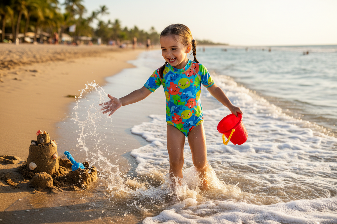Sun-Safe & Stylish: The Girls' One-Piece UV Protection Swimsuit for Every Summer Adventure