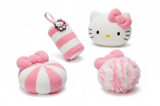 Hello Kitty Bath Sponges: Make Bath Time Adorably Fun