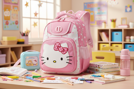 Style Meets School: The Hello Kitty Large Capacity Kids Backpack Built for Every Adventure