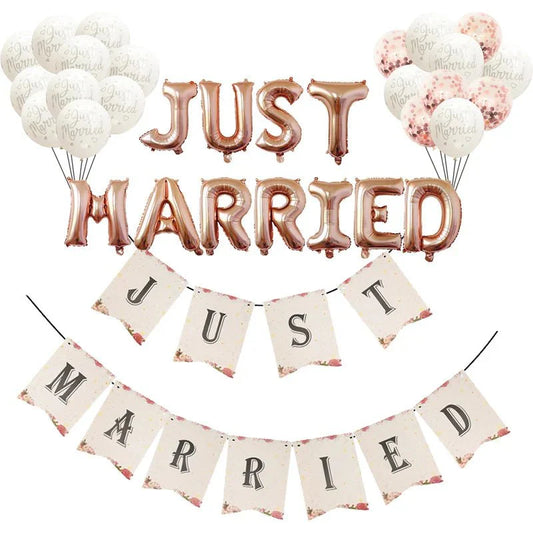 10-Piece Wedding Confetti Balloons Set - Elegant White Latex