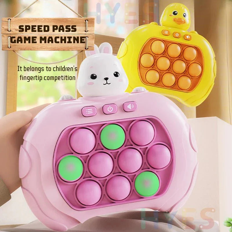 Kids Push Bubble Game - 10-Button Fun Toy for Attention