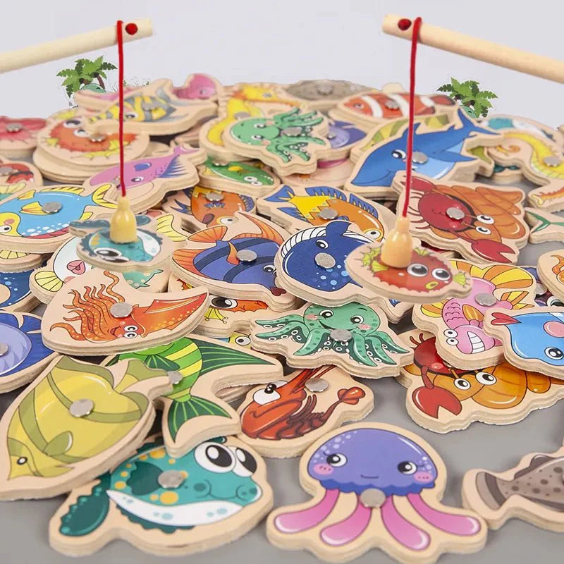 Montessori Fishing Toy Set – 10-Piece Interactive Learning Game