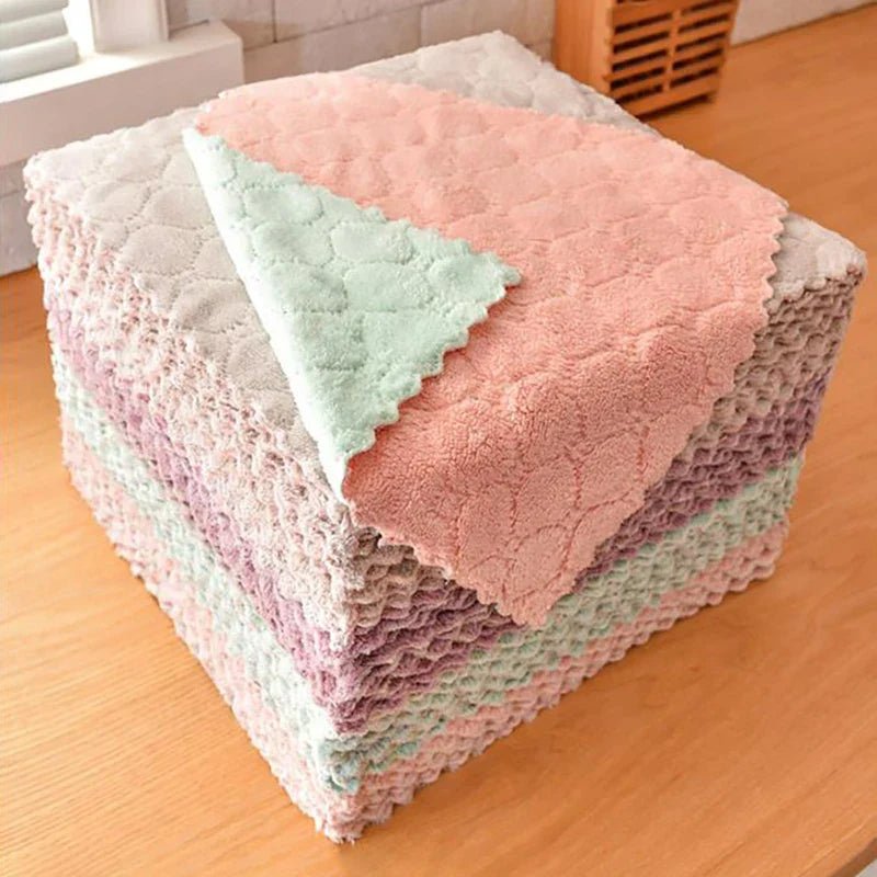 10PCS Microfiber Kitchen Cleaning Towels - Cake Pops Parties