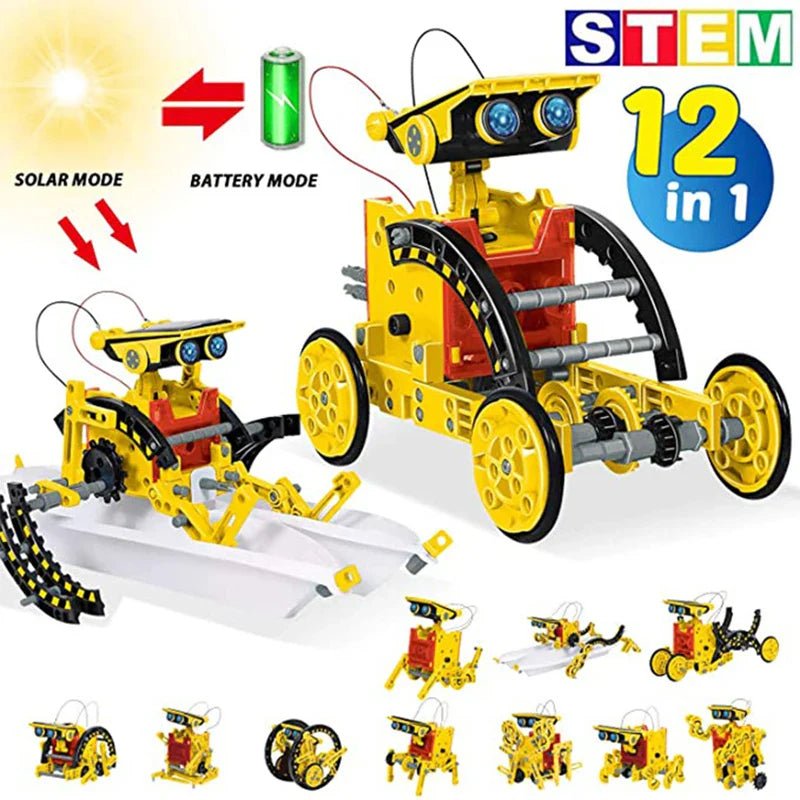 12 - in - 1 Solar Robot Toy Kit - Cake Pops Parties