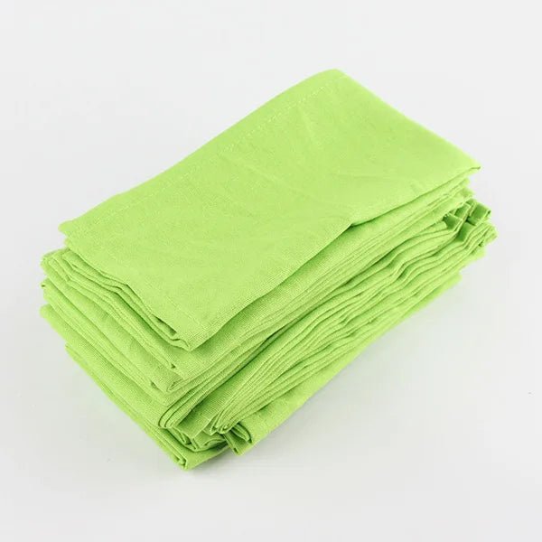 12 - Piece Cotton Linen Napkins Set - Cake Pops Parties