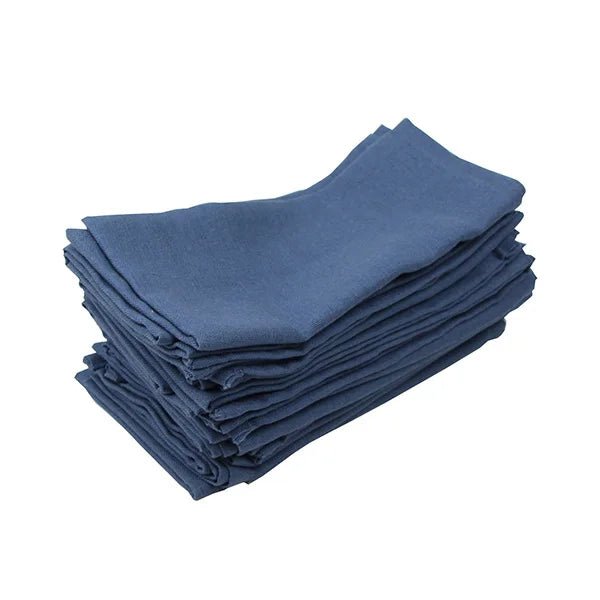 12 - Piece Cotton Linen Napkins Set - Cake Pops Parties