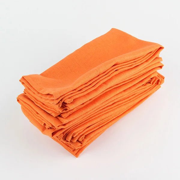 12 - Piece Cotton Linen Napkins Set - Cake Pops Parties