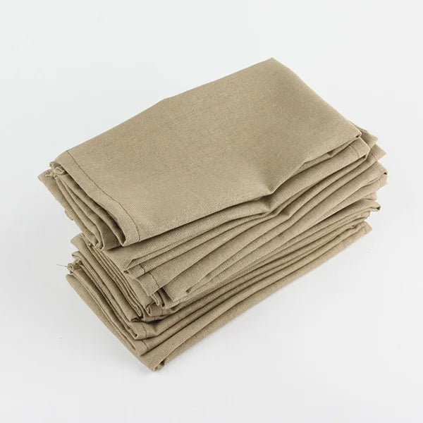 12 - Piece Cotton Linen Napkins Set - Cake Pops Parties