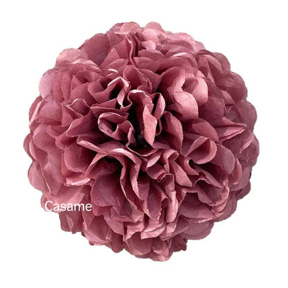 Faron's vibrant 15Cm tissue paper pom poms, perfect for nurseries and celebratory events.