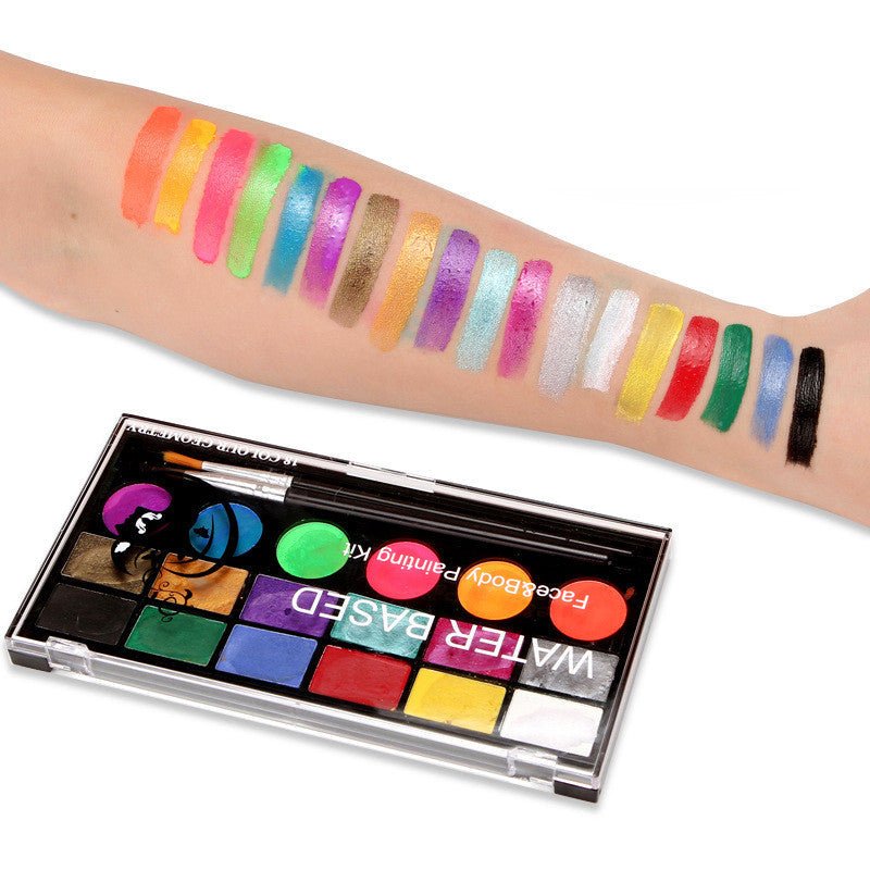 18 - Color UV Body Paint Set - Cake Pops Parties