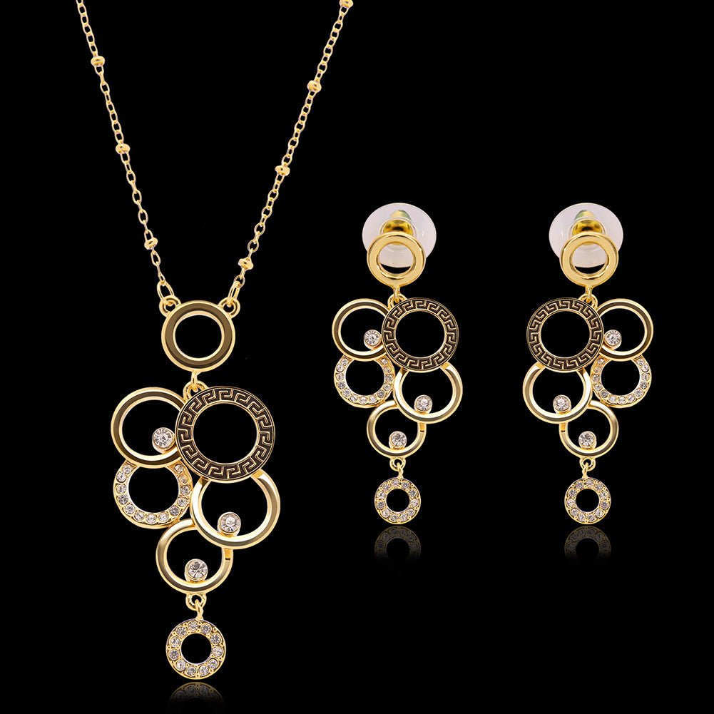 18K Gold Jewelry Set - European & American Style - Cake Pops Parties