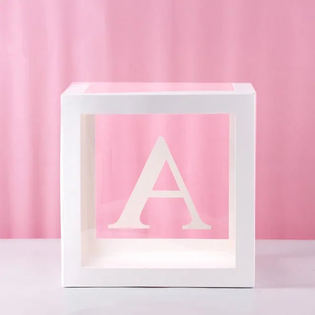 1st Birthday Balloon Box Decor - Cake Pops Parties