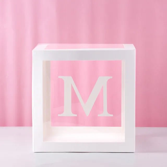 1st Birthday Balloon Box Decor - Cake Pops Parties