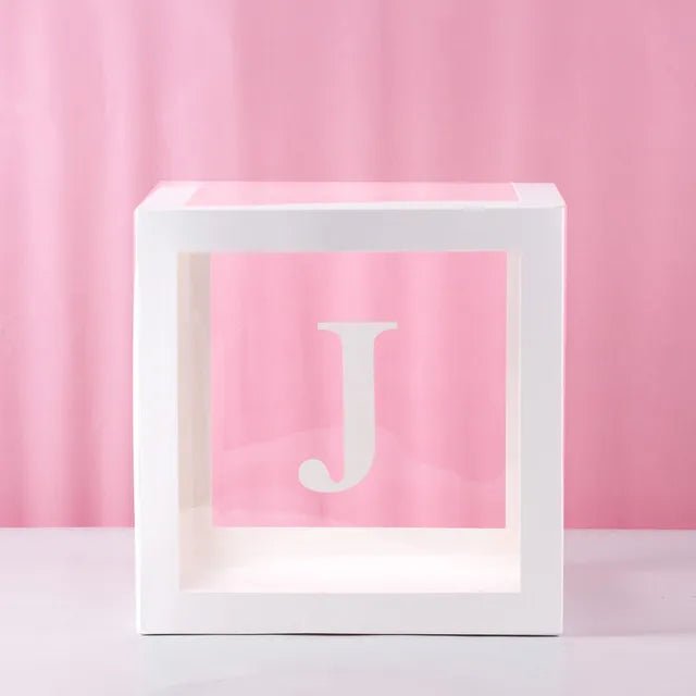 1st Birthday Balloon Box Decor - Cake Pops Parties