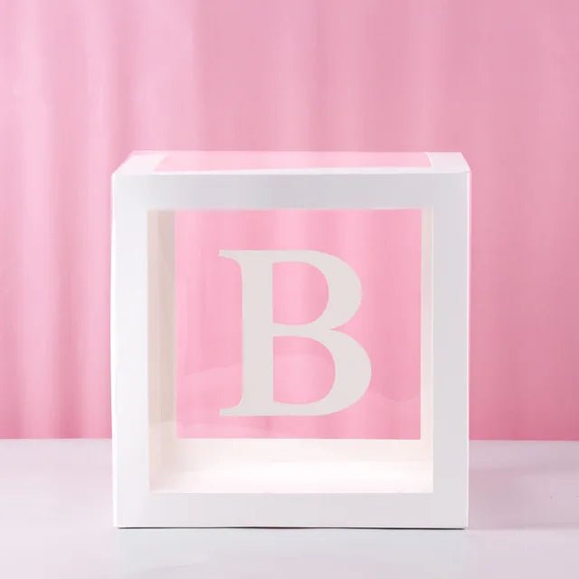 1st Birthday Balloon Box Decor - Cake Pops Parties