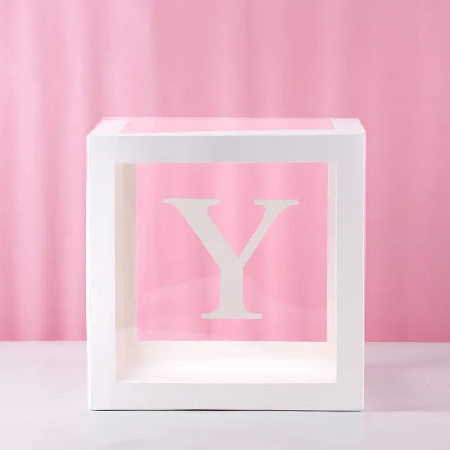 1st Birthday Balloon Box Decor - Cake Pops Parties