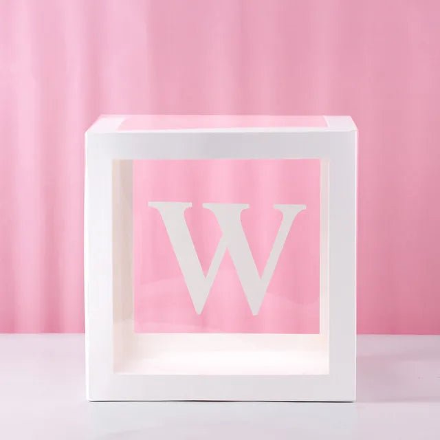 1st Birthday Balloon Box Decor - Cake Pops Parties