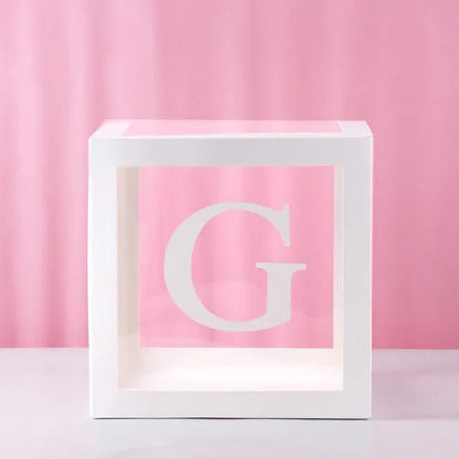 1st Birthday Balloon Box Decor - Cake Pops Parties