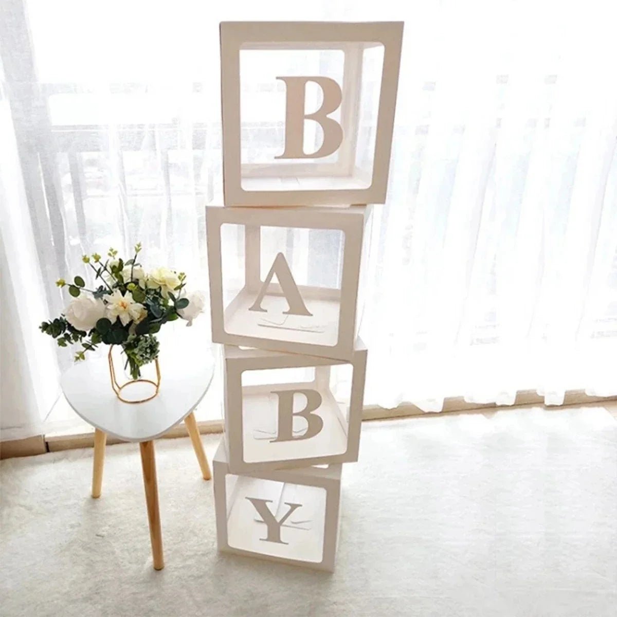 1st Birthday Balloon Box Decor - Cake Pops Parties