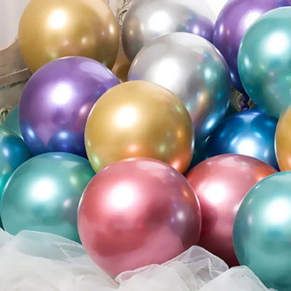 20pcs Chrome Metallic Party Balloons - Cake Pops Parties