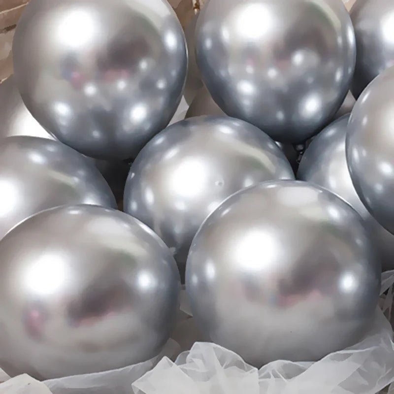 20pcs Chrome Metallic Party Balloons - Cake Pops Parties