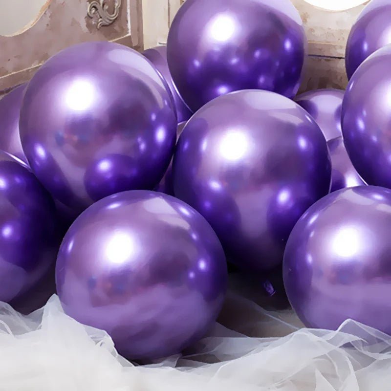 20pcs Chrome Metallic Party Balloons - Cake Pops Parties