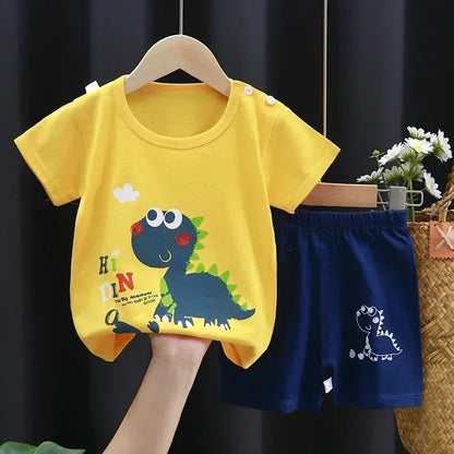 2PCS Children's T-shirt & Shorts Set - Cake Pops Parties