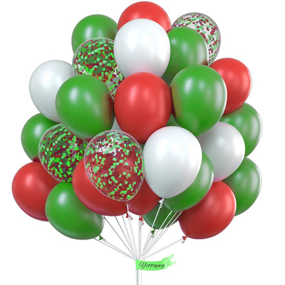 30pcs Clear Confetti Latex Balloons - Cake Pops Parties