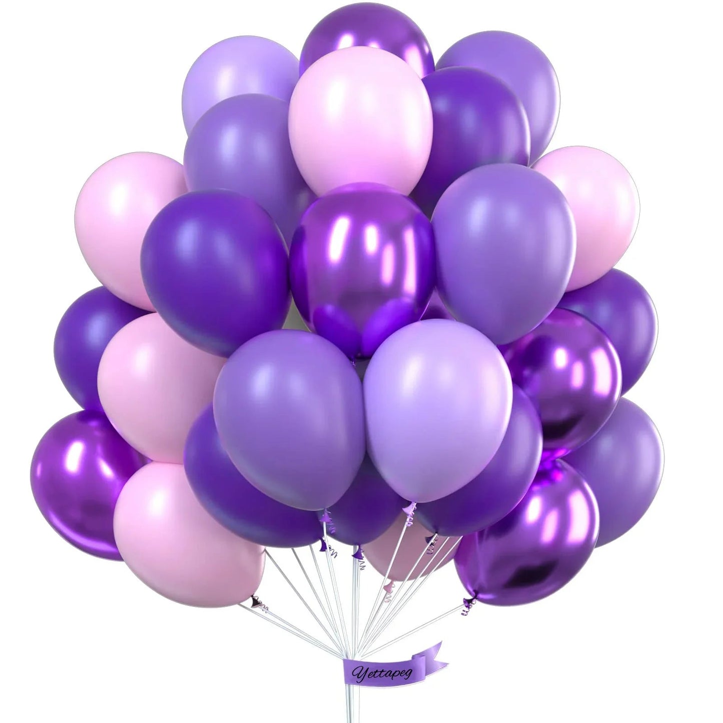 30pcs Clear Confetti Latex Balloons - Cake Pops Parties