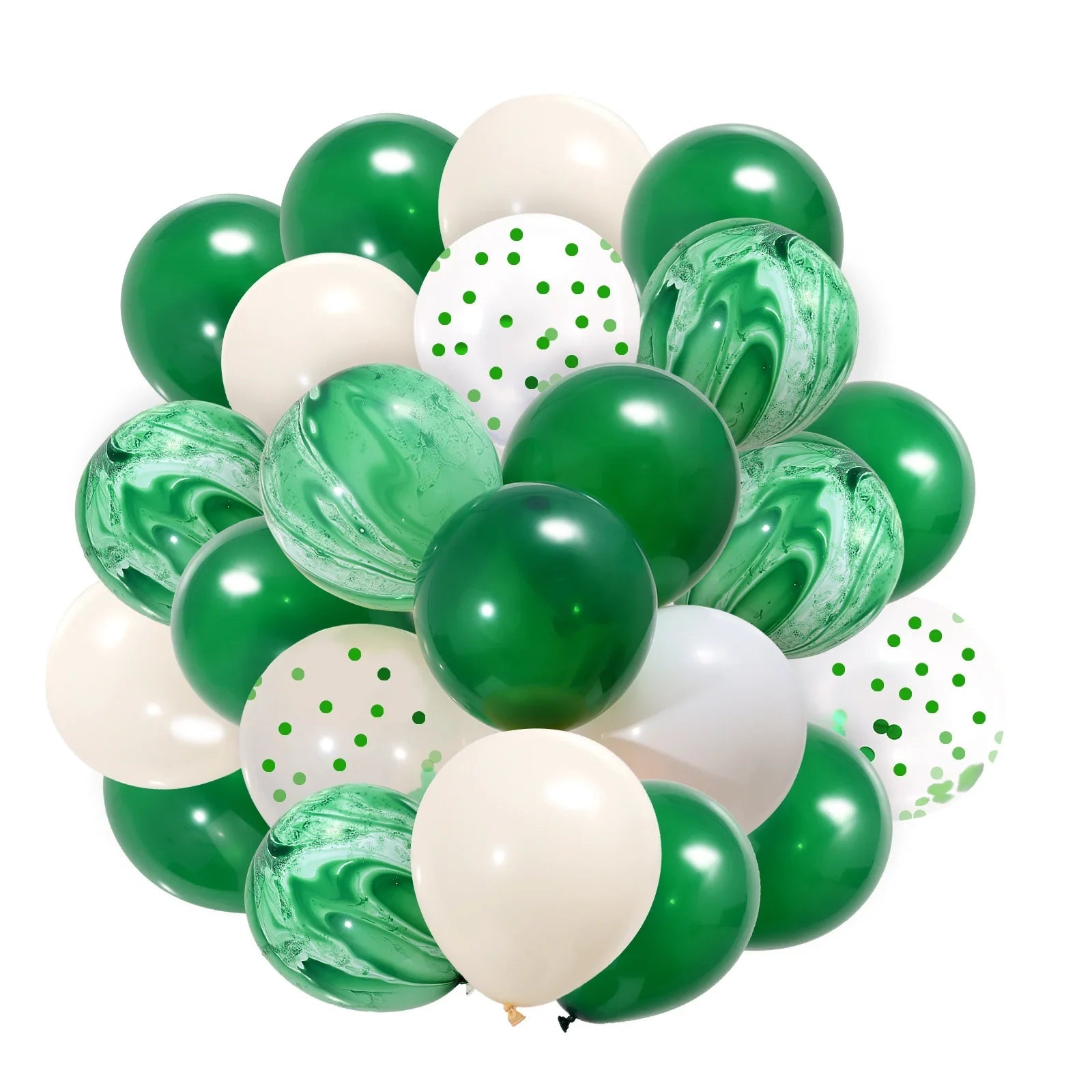 30pcs Clear Confetti Latex Balloons - Cake Pops Parties
