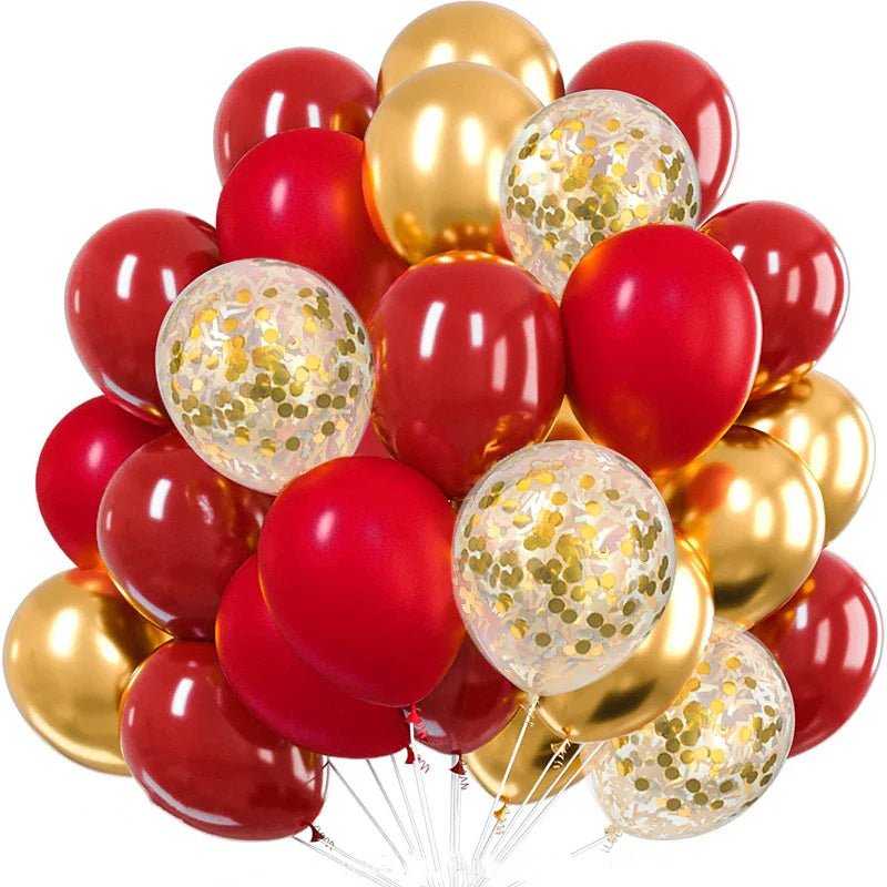 30pcs Clear Confetti Latex Balloons - Cake Pops Parties