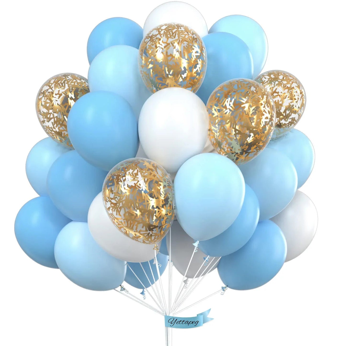 30pcs Clear Confetti Latex Balloons - Cake Pops Parties