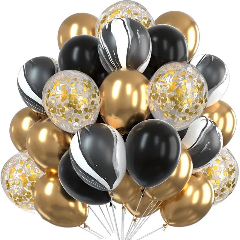 30pcs Clear Confetti Latex Balloons - Cake Pops Parties