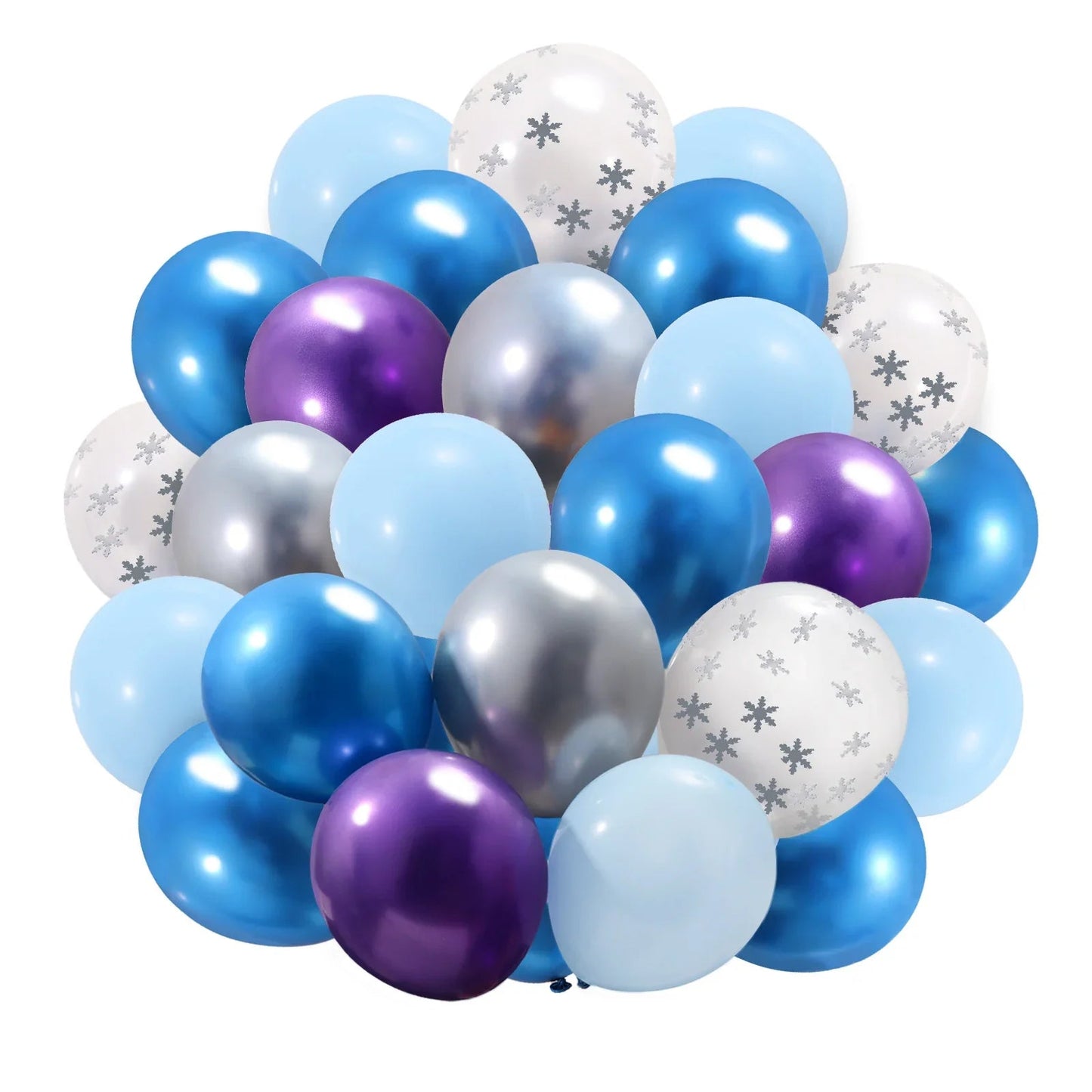 30pcs Clear Confetti Latex Balloons - Cake Pops Parties