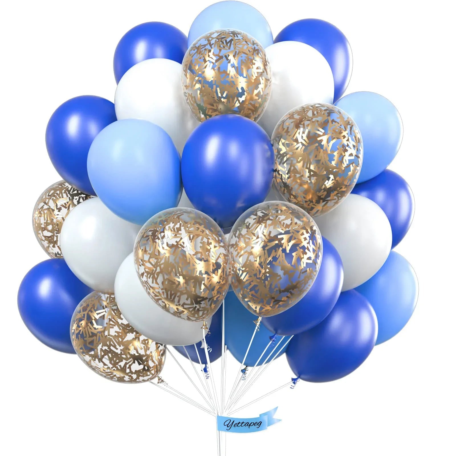 30pcs Clear Confetti Latex Balloons - Cake Pops Parties