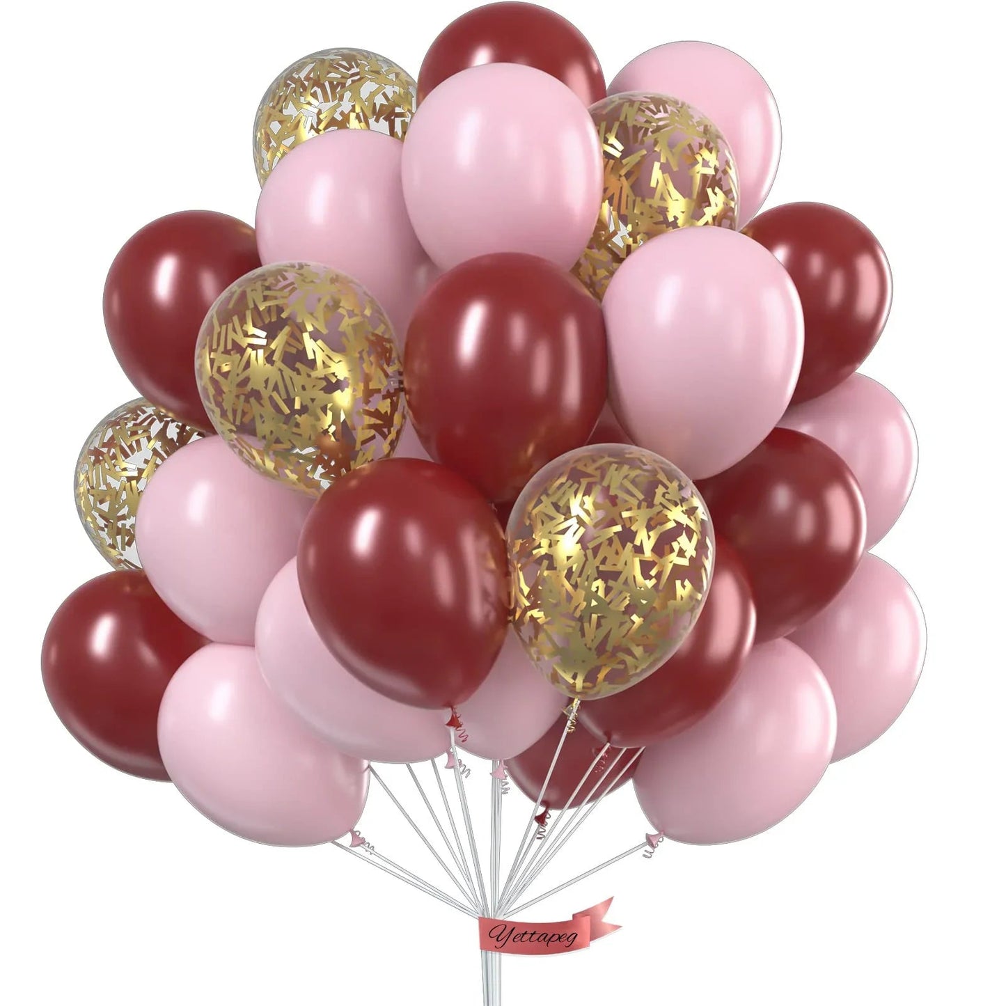 30pcs Clear Confetti Latex Balloons - Cake Pops Parties