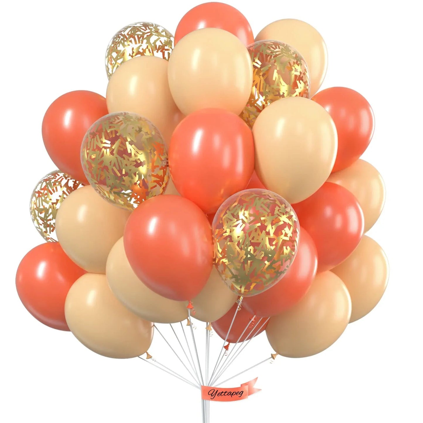 30pcs Clear Confetti Latex Balloons - Cake Pops Parties