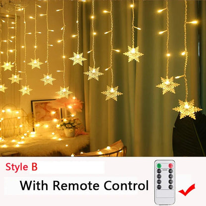 32M LED Christmas Curtain Lights 8 Modes - Cake Pops Parties