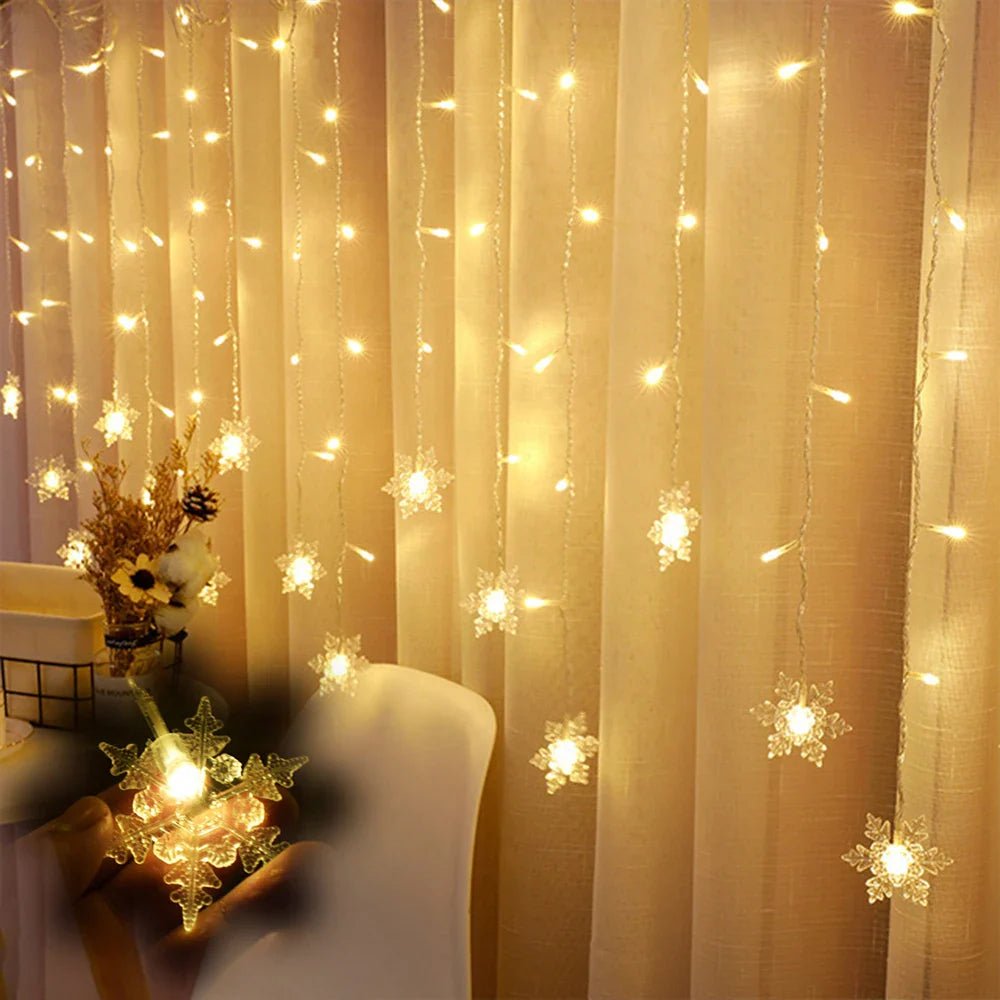 32M LED Christmas Curtain Lights 8 Modes - Cake Pops Parties