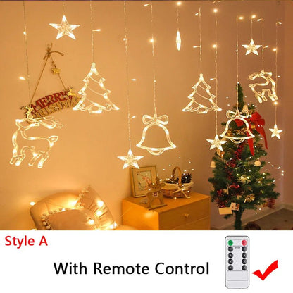 32M LED Christmas Curtain Lights 8 Modes - Cake Pops Parties