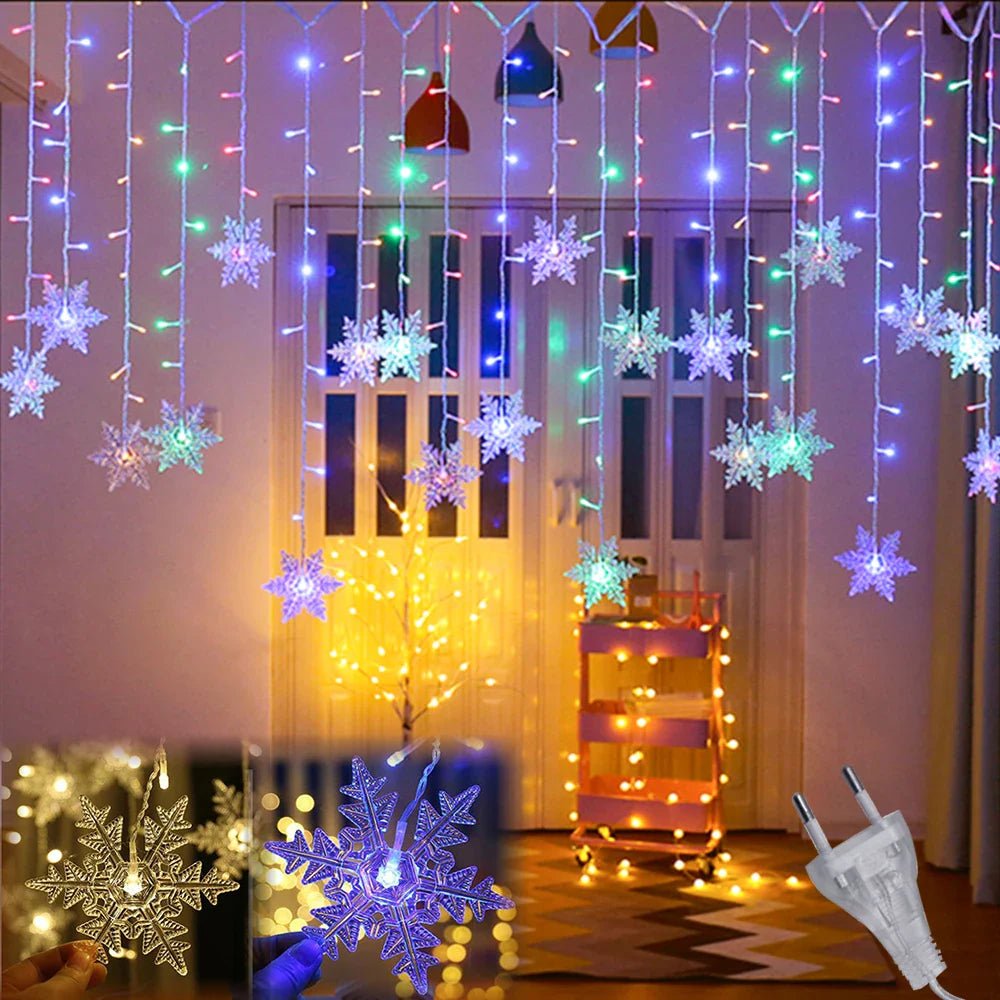 32M LED Christmas Curtain Lights 8 Modes - Cake Pops Parties