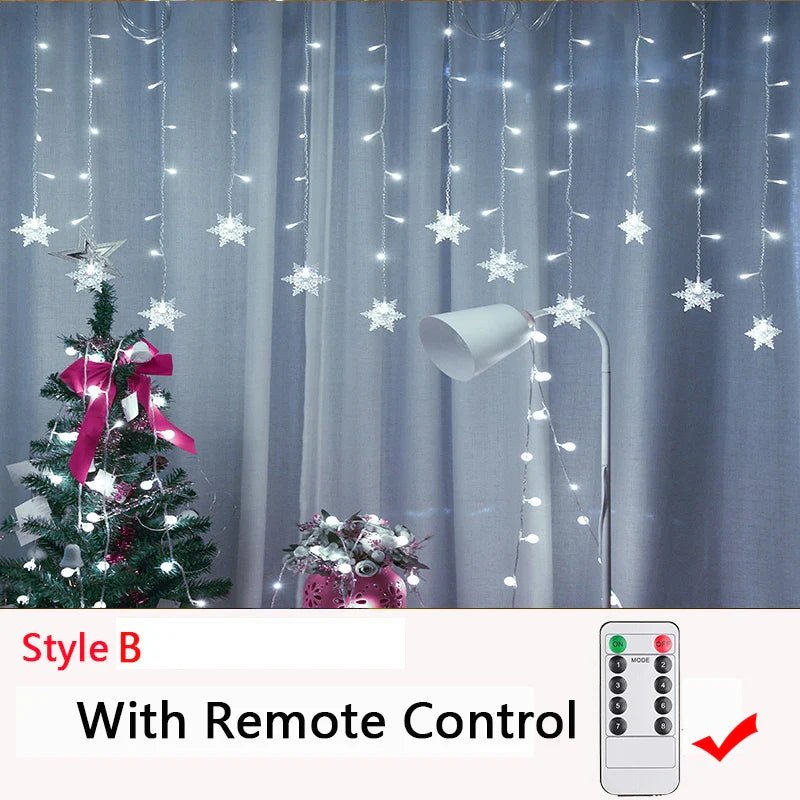 32M LED Christmas Curtain Lights 8 Modes - Cake Pops Parties