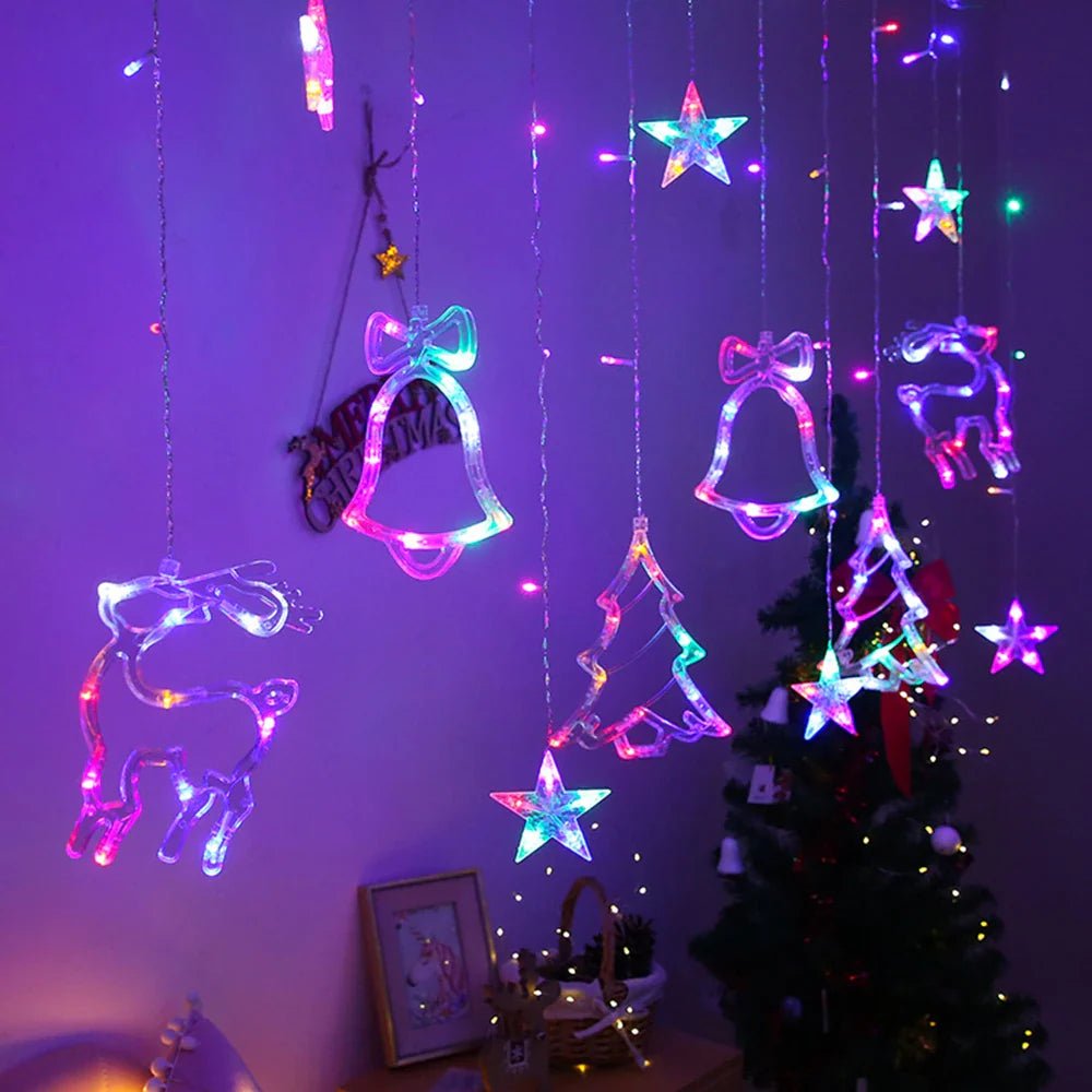 32M LED Christmas Curtain Lights 8 Modes - Cake Pops Parties